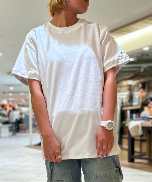 GREEN BOWL(グリーンボウル)の「G.B. Bare Rib S/S T-shirts(Tシャツ/カットソー・メンズ・ベージュ/ホワイト/オリーブ/杢グレー・L/M)」の2枚目の写真