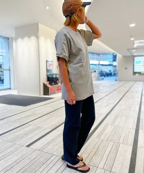 GREEN BOWL(グリーンボウル)の「G.B. Bare Rib S/S T-shirts(Tシャツ/カットソー・メンズ・ベージュ/ホワイト/オリーブ/杢グレー・L/M)」の9枚目の写真