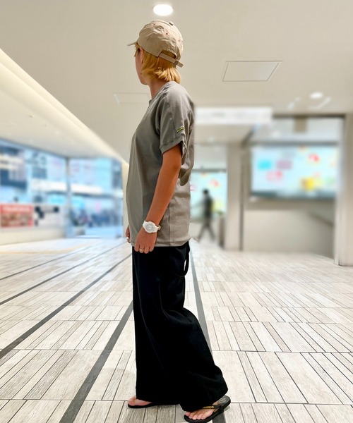 GREEN BOWL(グリーンボウル)の「G.B. Bare Rib S/S T-shirts(Tシャツ/カットソー・メンズ・ベージュ/ホワイト/オリーブ/杢グレー・L/M)」の10枚目の写真
