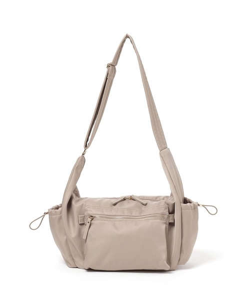 GLOBAL WORK（グローバルワーク）の「撥水軽量8ポケショルダー/199123（ショルダーバッグ・レディース・ブラック/アイボリー/ベージュ/カーキ・ONE SIZE）」の19枚目の写真