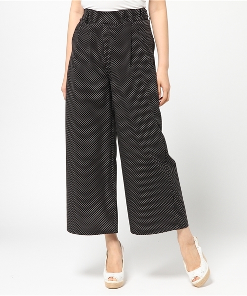 WHO'S WHO gallery（フーズフーギャラリー）の「ワイドイージーパンツ（その他パンツ・レディース・ブラック系その他/ネイビー/グレー・FREE）」の2枚目の写真