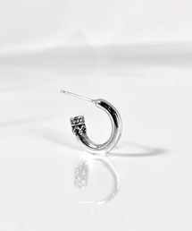 THE MILES（ザ マイルズ）の「GODSIZE ゴッドサイズ CROWN HOOP EARRING ag925 POST / クラウンフープピアス スターリングシルバーポスト（ピアス（片耳用））」
