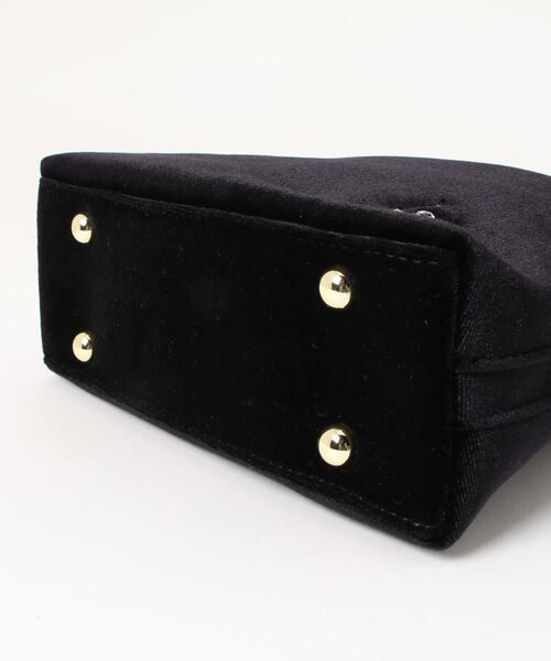 U.S. POLO ASSN.（ユーエスポロアッスン）の「【U.S. POLO ASSN.】 ユーエスポロアッスン ベロア　ハンドバッグ　USPA-2627（ハンドバッグ・レディース・グレー/グリーン/ベージュ/ブラック・FREE）」の6枚目の写真