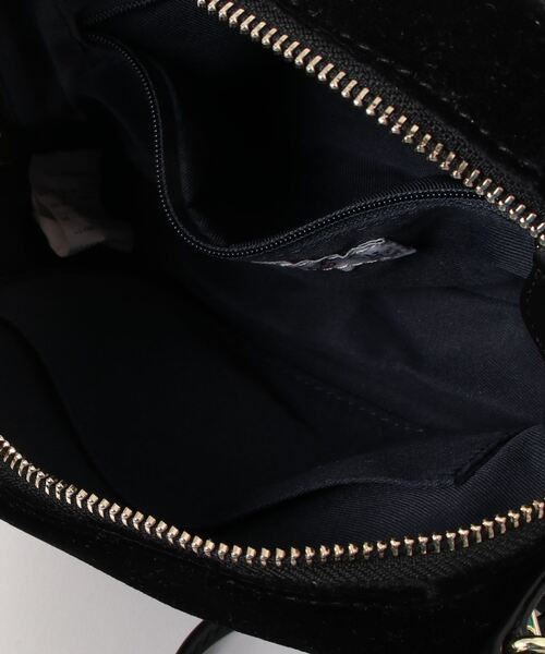 U.S. POLO ASSN.（ユーエスポロアッスン）の「【U.S. POLO ASSN.】 ユーエスポロアッスン ベロア　ハンドバッグ　USPA-2627（ハンドバッグ・レディース・グレー/グリーン/ベージュ/ブラック・FREE）」の5枚目の写真