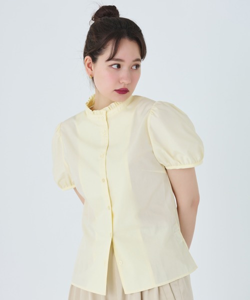 TINA:JOJUN(ティーナジョジュン)の「2WAY 付け襟ブラウス TINA:JOJUN(シャツ/ブラウス・レディース・イエロー/ホワイト・M)」の16枚目の写真