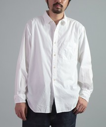 [OMNIGOD mens / オムニゴッド] 40/-ブロード アンティークハーフプラケットシャツ