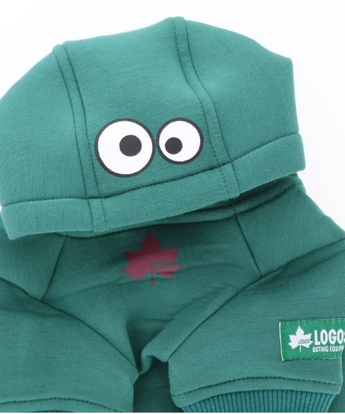 LOGOS（ロゴス）の「LOGOS/もちのびモンスターパーカー（ペットウェア・メンズ・グリーン/イエロー・2L/L/XS/S/3L/M）」の12枚目の写真