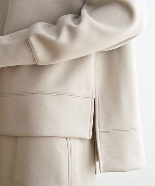 ikka（イッカ）の「【セットアップ対応／親子コーデ】GOKU楽ダンボールニットスピンドルプルオーバー（スウェット・レディース・ベージュ/モカ/ダークグリーン/ピンク/ブラック/スカイブルー・M/S/L）」の18枚目の写真