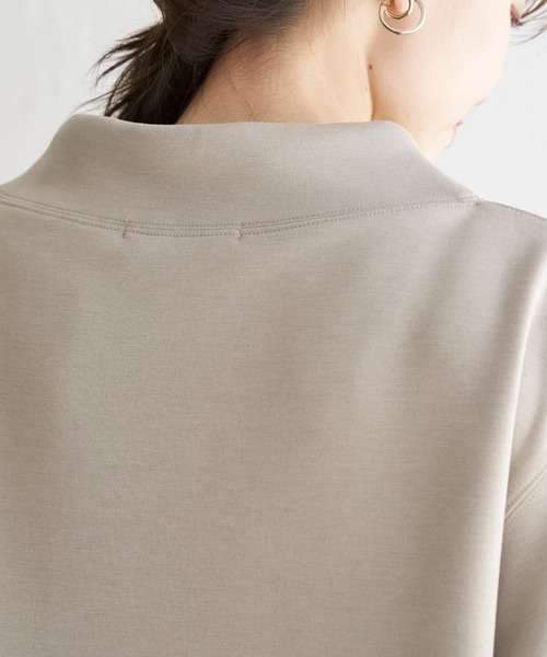 ikka（イッカ）の「【セットアップ対応／親子コーデ】GOKU楽ダンボールニットスピンドルプルオーバー（スウェット・レディース・ベージュ/モカ/ダークグリーン/ピンク/ブラック/スカイブルー・M/S/L）」の20枚目の写真