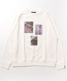 B.I.D.（ビーアイディー）の「【pledge】イラストプリント　ポンチプルオーバー（スウェット）」