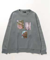 Pledge（プレッジ）の「【pledge】イラストプリント　ポンチプルオーバー（スウェット）」