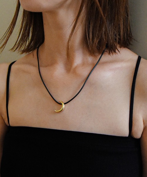 styiro（スタイロ）の「ハート 月モチーフネックレス チョーカー（ネックレス・レディース・シルバー/シルバー系その他/ゴールド/ゴールド系その他・FREE）」の4枚目の写真