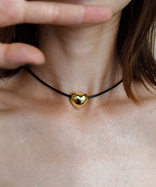 styiro（スタイロ）の「ハート 月モチーフネックレス チョーカー（ネックレス・レディース・シルバー/シルバー系その他/ゴールド/ゴールド系その他・FREE）」の5枚目の写真