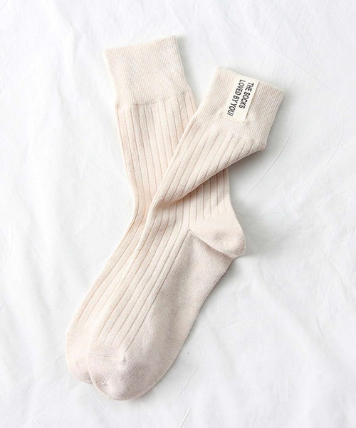 「kakko」(カッコ)の「レディース ラベルソックス 4足セット(ソックス/靴下・レディース・B/D/A/C/E/F・FREE)」の10枚目の写真