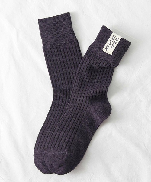 「kakko」(カッコ)の「レディース ラベルソックス 4足セット(ソックス/靴下・レディース・B/D/A/C/E/F・FREE)」の13枚目の写真