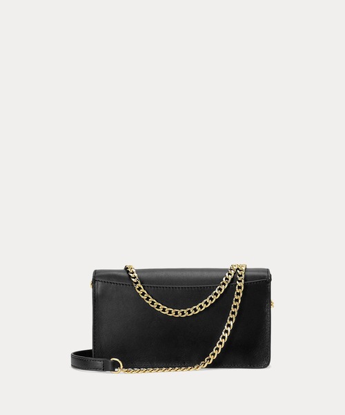 レザー クロスボディ テック ケース（クラッチバッグ）｜LAUREN RALPH