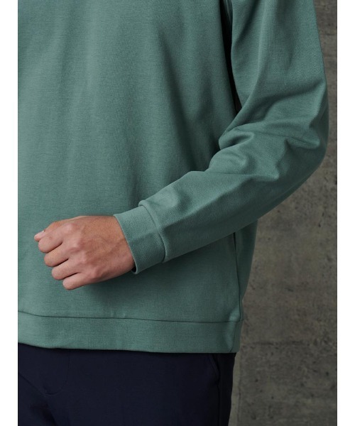 Perfect Suit FActory（パーフェクトスーツファクトリー）の「モックネック ロンＴシャツ　ホワイト/ブラック/ブラウン/グリーン（Tシャツ/カットソー・メンズ・ブラウン/ホワイト/ブラック/グリーン・M/L/LL）」の12枚目の写真