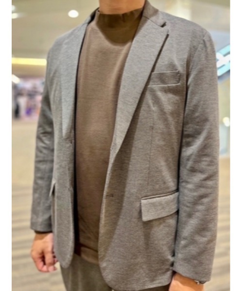 Perfect Suit FActory（パーフェクトスーツファクトリー）の「モックネック ロンＴシャツ　ホワイト/ブラック/ブラウン/グリーン（Tシャツ/カットソー・メンズ・ブラウン/ホワイト/ブラック/グリーン・M/L/LL）」の18枚目の写真