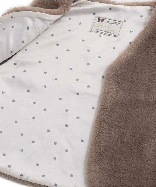 apres les cours（アプレレクール）の「ふわもこボアベスト（ベスト・キッズ・ベージュ/アイボリー・100/140/120）」の10枚目の写真