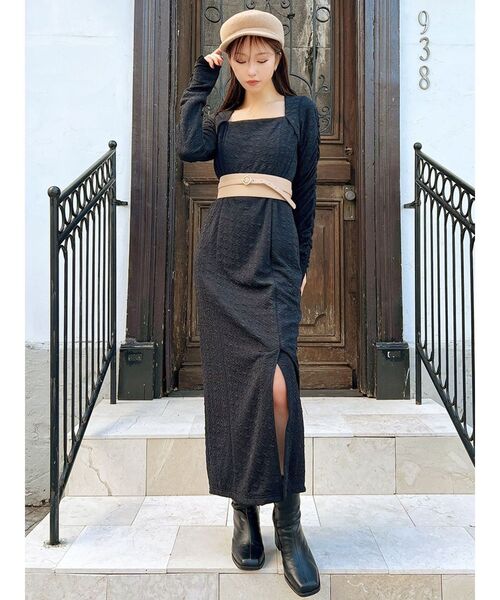 RESEXXY（リゼクシー）の「スモールリングポイントワイドベルト（ベルト・レディース・ブラック/ベージュ/ブラウン・FREE）」の10枚目の写真