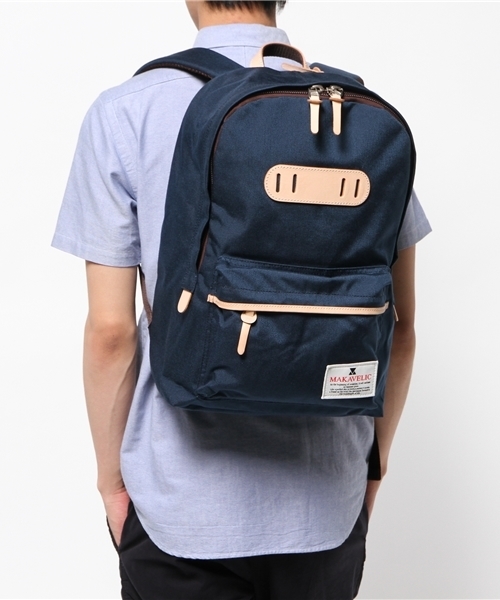 MAKAVELIC(マキャベリック)の「【MAKAVELICK】UNIVERSAL DAYPACK/マキャべリック ユニバーサルデイパック(バックパック/リュック・メンズ・ネイビー/その他1・FREE)」の3枚目の写真