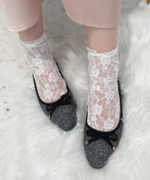 apres jour（アプレジュール）の「アソートバレエシューズ【ZOZOTOWN限定アイテム】（バレエシューズ・レディース・ブラック系その他2/アイボリー/ブラック系その他/ブラック/ボルドー/ピンク系その他・MEDIUM/SMALL/X-LARGE/LARGE）」の8枚目の写真