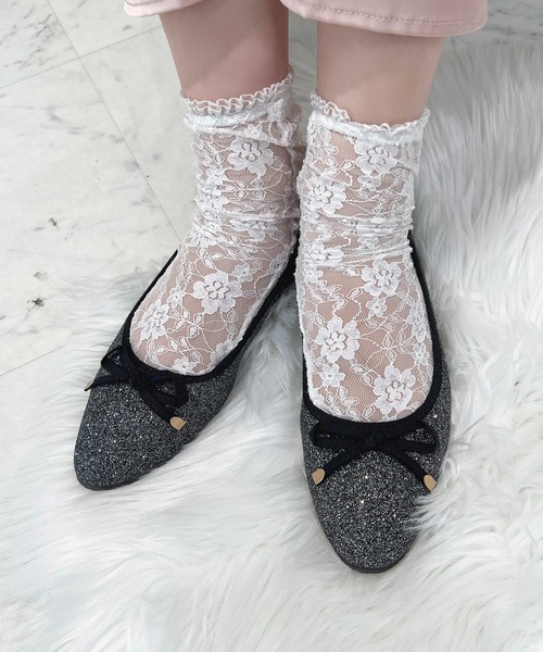 apres jour（アプレジュール）の「アソートバレエシューズ【ZOZOTOWN限定アイテム】（バレエシューズ・レディース・ブラック系その他2/アイボリー/ブラック系その他/ブラック/ボルドー/ピンク系その他・MEDIUM/SMALL/X-LARGE/LARGE）」の9枚目の写真