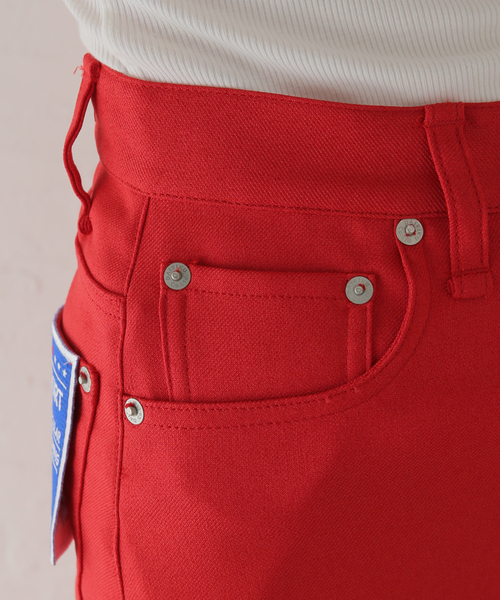 DAIRIKU(ダイリク)の「【DAIRIKU / ダイリク】Long Polyester Skirt(スカート・レディース・レッド・23)」の13枚目の写真