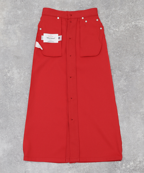 DAIRIKU(ダイリク)の「【DAIRIKU / ダイリク】Long Polyester Skirt(スカート・レディース・レッド・23)」の17枚目の写真