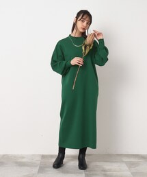 DRESKIP（ドレスキップ）の「◆【一枚で高見え/体型カバー】大人のロングニットワンピース（ワンピース）」