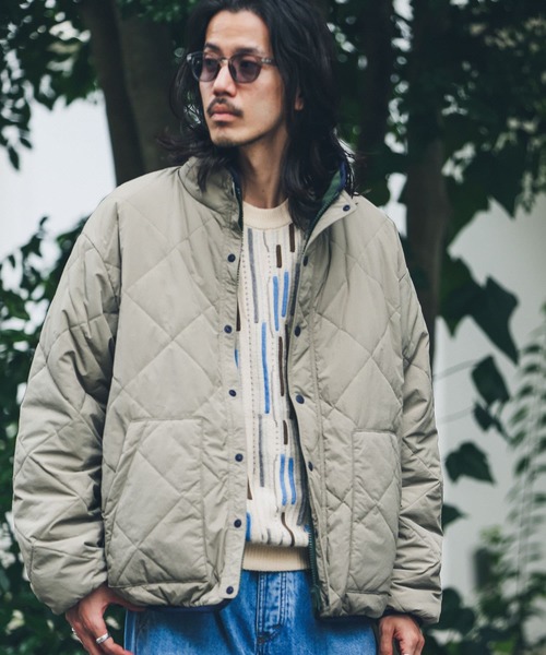 URBAN RESEARCH Sonny Label（アーバンリサーチサニーレーベル）の「裏フリースリバーシブルブルゾン（ブルゾン・メンズ・ベージュ系その他/ブラック/グリーン・LARGE/MEDIUM）」の17枚目の写真