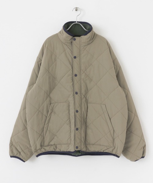 URBAN RESEARCH Sonny Label（アーバンリサーチサニーレーベル）の「裏フリースリバーシブルブルゾン（ブルゾン・メンズ・ベージュ系その他/ブラック/グリーン・LARGE/MEDIUM）」の6枚目の写真