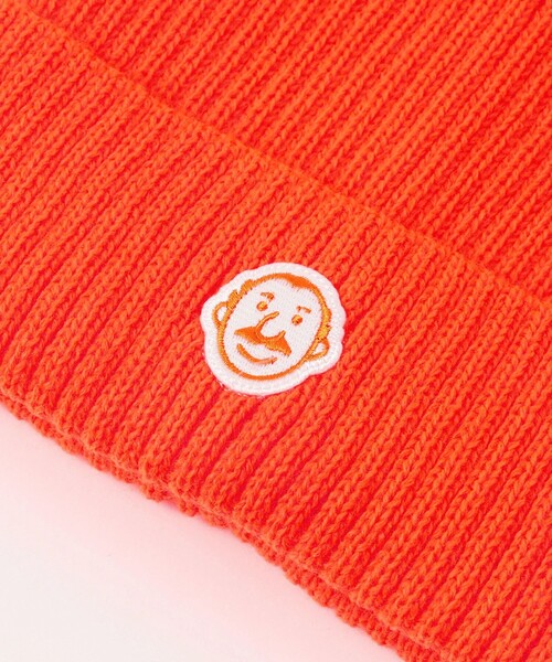 BEAMS T（ビームスティー）の「ピエトロ × BEAMS T / Watch Cap（ニットキャップ/ビーニー・メンズ・オレンジ・ONE SIZE）」の4枚目の写真
