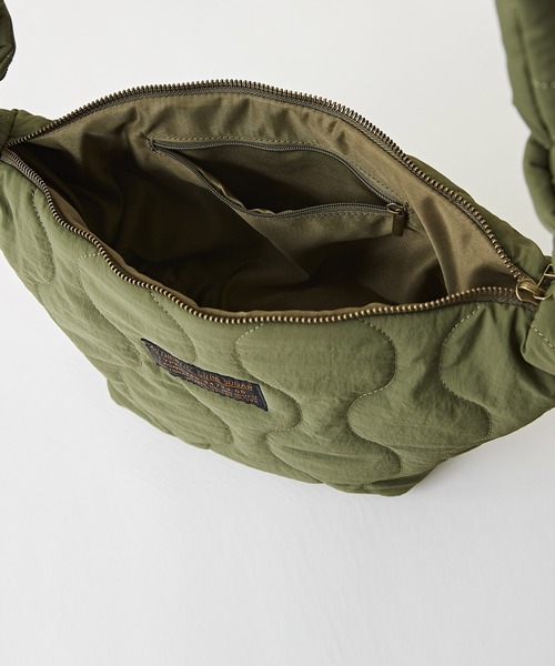 CUBE SUGAR（キューブシュガー）の「ナイロンキルトショルダーバッグ（ショルダーバッグ・レディース・ホワイト/カーキ/ブラック/オレンジ・M）」の22枚目の写真