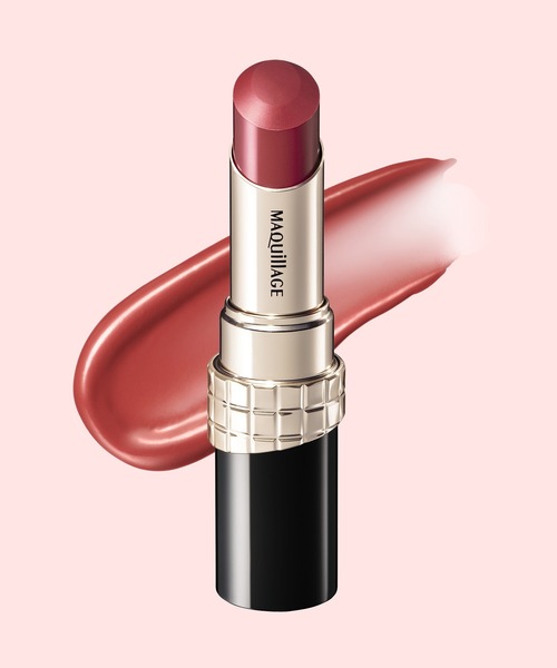 MAQuillAGE（マキアージュ）の「マキアージュ　ドラマティックエッセンスルージュ（口紅/リップティント/グロス・レディース・RD301　また会う約束/PK301　未来予想/RS301　かけひきの瞬間/BE701　ウィスパートーク/OR301　レイジータイム/RD401　無邪気な誘惑/RS501　7センチのヒールで/BR300　マイルール/RD500　ココロ躍る方へ/PK700　飾らない主張・ﾌﾘ-）」の3枚目の写真