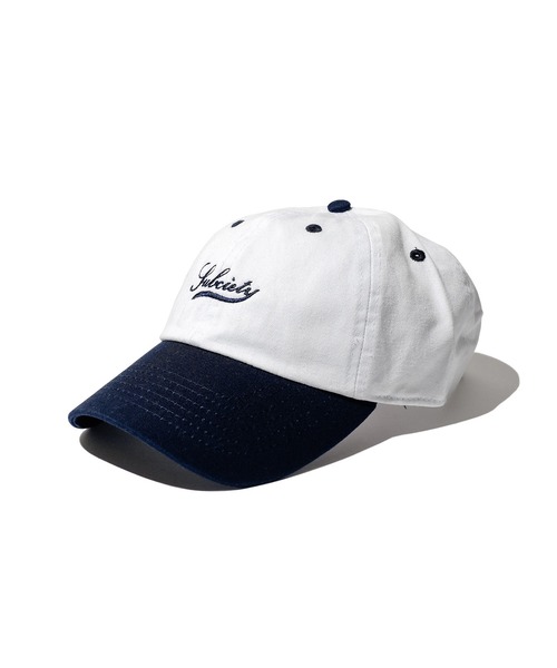 Subciety（サブサエティ）の「2-TONE SLUGGER CAP（キャップ・メンズ・ネイビー/ブラック/グリーン・FREE）」の5枚目の写真