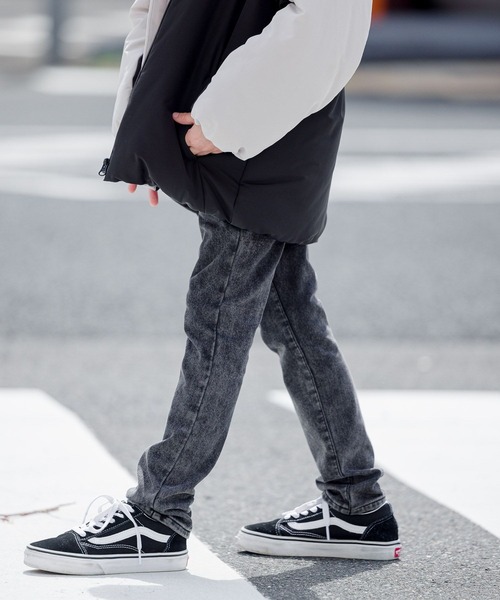 GLOBAL WORK（グローバルワーク）の「あったかスゴラクスキニー/970776（デニムパンツ・キッズ・ネイビー/ブルー/その他/ブラック/ライトブルー・100cm/120cm/130cm/160cm/140cm/110cm/150cm）」の5枚目の写真