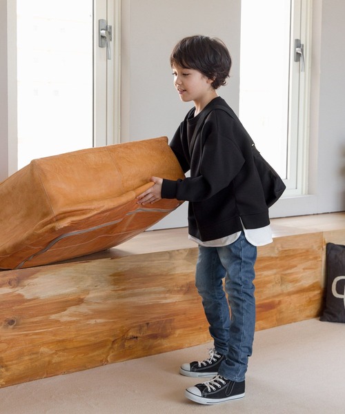 GLOBAL WORK（グローバルワーク）の「あったかスゴラクスキニー/970776（デニムパンツ・キッズ・ネイビー/ブルー/その他/ブラック/ライトブルー・100cm/120cm/130cm/160cm/140cm/110cm/150cm）」の16枚目の写真