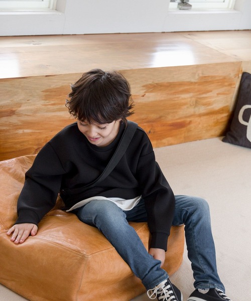 GLOBAL WORK（グローバルワーク）の「あったかスゴラクスキニー/970776（デニムパンツ・キッズ・ネイビー/ブルー/その他/ブラック/ライトブルー・100cm/120cm/130cm/160cm/140cm/110cm/150cm）」の18枚目の写真