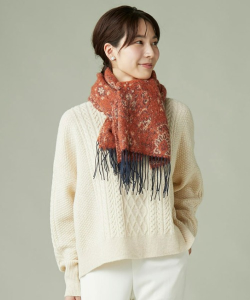 Pitta Re:)（ピッタリ）の「ラム混ケーブルニット バックスリットプルオーバー（ニット/セーター・レディース・ターコイズブルー/グレイッシュベージュ・M/L）」の15枚目の写真