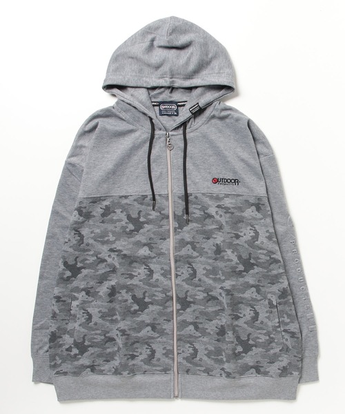OUTDOOR PRODUCTS（アウトドアプロダクツ）の「迷彩 ジップパーカー