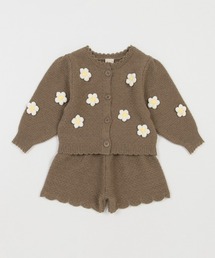 petit main | 【リンク】花モチーフカーデセットアップ★(アンサンブル)