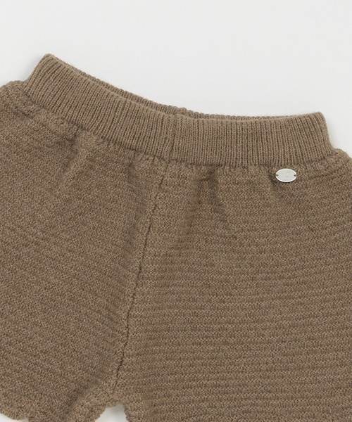 petit main（プティマイン）の「【リンク】花モチーフカーデセットアップ★（アンサンブル・キッズ・モカ/クリーム・M/L/S）」の9枚目の写真