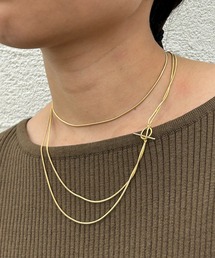 【GALENA/ガレナ】ロングスネークチェーンネックレス