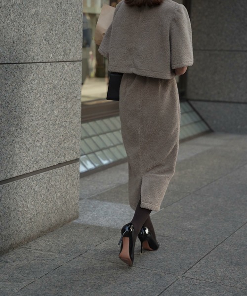 HUIT bouquet(ユイット)の「もこもこ プードル トップス HUIT(その他トップス・レディース・モカ/アイボリー/ブラック・M/S)」の8枚目の写真