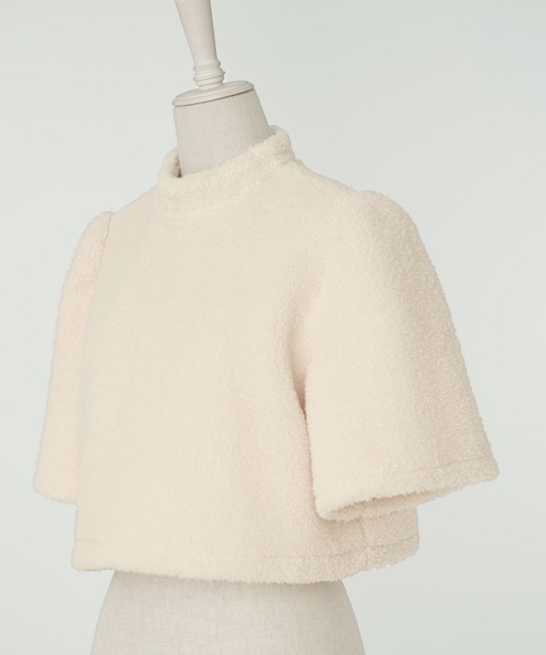 HUIT bouquet(ユイット)の「もこもこ プードル トップス HUIT(その他トップス・レディース・モカ/アイボリー/ブラック・M/S)」の17枚目の写真