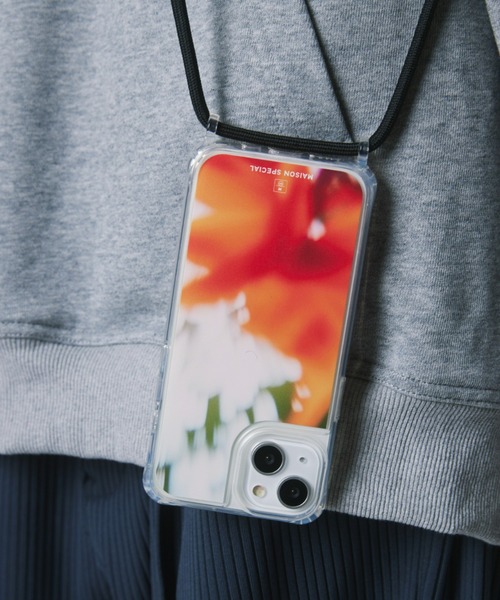 MAISON SPECIAL（メゾンスペシャル）の「《UNISEX》Multi Graphic iPhone Case with Strap for SE2/SE3/7/8/12/12Pro/13/14 ストラップ付きマルチグラフィックiPhoneケース■SE2/SE3/7/8/12/12Pro/13/14対応■【MAISON SPECIAL/メゾンスペシャル】（スマホケース/カバー・メンズ・その他2/その他11/その他3/その他8/その他10/その他7/その他12/その他9/その他6/その他1/その他5/その他4・2/1/0）」の8枚目の写真
