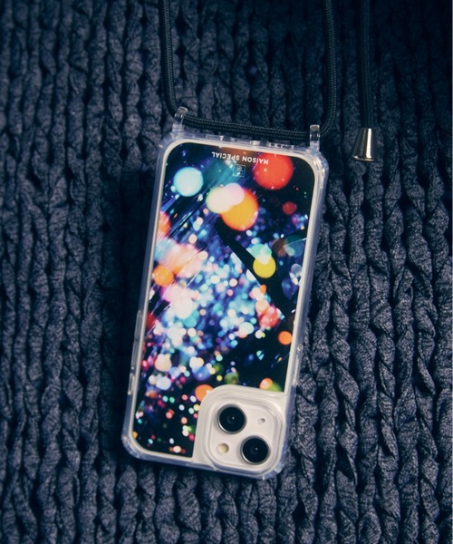 MAISON SPECIAL（メゾンスペシャル）の「《UNISEX》Multi Graphic iPhone Case with Strap for SE2/SE3/7/8/12/12Pro/13/14 ストラップ付きマルチグラフィックiPhoneケース■SE2/SE3/7/8/12/12Pro/13/14対応■【MAISON SPECIAL/メゾンスペシャル】（スマホケース/カバー・メンズ・その他2/その他11/その他3/その他8/その他10/その他7/その他12/その他9/その他6/その他1/その他5/その他4・2/1/0）」の9枚目の写真