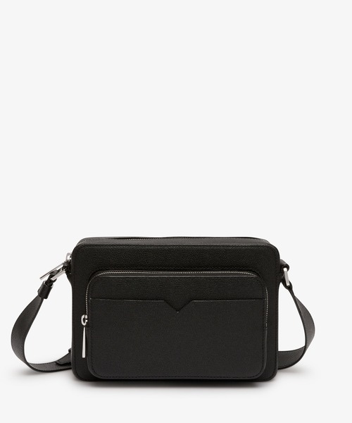 【ももいろの桜　様】Valextra ヴァレクストラ　メッセンジャーバッグ　黒 ももいろの桜 様】Valextra ヴァレクストラ メッセンジャーバッグ 黒