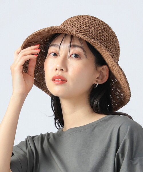 BEAMS HEART(ビームスハート)の「ミックス サーモ キャペリンハット(ハット・レディース・オリーブ/ブラック/ホワイト系その他5/ブラウン/グレー・ONE SIZE)」の4枚目の写真